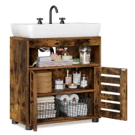 Mueble de Baño con 2 Puertas, Apto para Lavabos sin Pedestal