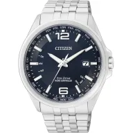 Reloj Eco-Drive Citizen para hombre con correa de acero inoxidable.
