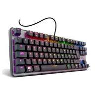 Teclado mecánico KROM Kernel TKL, RGB, español, silencioso
