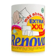 Maxiabsorption - Rollos de cocina XXL Renova, 1 Rollo Blanco