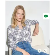 Camisa estampada de mujer de manga larga