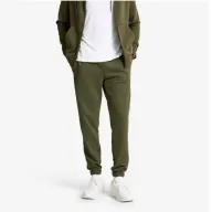 Jogger Fitness Hombre Verde Caqui Corte Regular Todas las Tallas