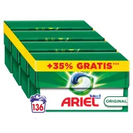 Detergente Líquido en Cápsulas ARIEL PODS, 136 Lavados