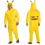 Disfraz clásico de Pikachu unisex para adultos (S-M)