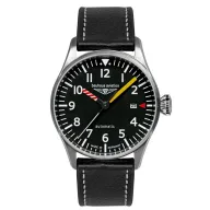 Reloj Bauhaus Aviation automático con correa de piel y fecha