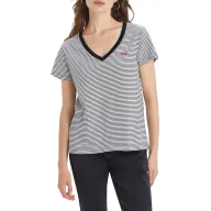 Camiseta Mujer Levi's V-Neck con Logo Chesthit