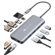 Docking station USB C NOVOO 11 en 1