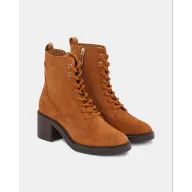 Botas de ante con tacón de media caña Tommy Hilfiger