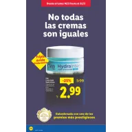 25% de descuento en Crema Facial Lidl 50ml a partir del 16/2