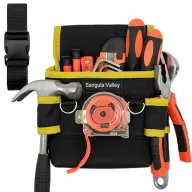 Cinturón con bolsa para herramientas.