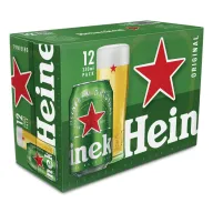 Heineken Pack de Cerveza Lager 12 Latas 33cl