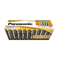Pilas AA Panasonic LR6 Mignon, 30 unidades, 1,5 V, antifugas