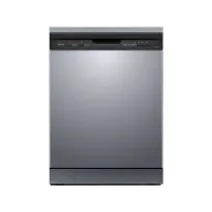 Lavavajillas Inox Midea MFD60S080X, 12 Servicios y 4 Programas