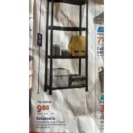 60x30x138 Estantería en Action disponible desde mañana