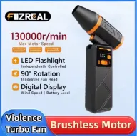 Soplador Digital Fiizreal H28: 130.000 RPM y Batería 8000mAh