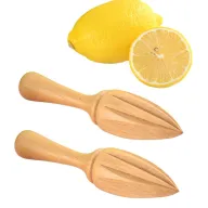 Exprimidor de madera para cítricos - Set de 2 unidades
