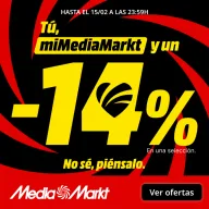 MiMediaMarkt: -14% EXTRA desde el 13 de febrero