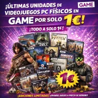 Últimas Unidades de Videojuegos Físicos para PC a 1€