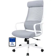 Silla Ergonómica de Oficina MELOKEA con Respaldo Alto y Soporte Lumbar