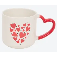 Taza de 350 ml con asa en forma de corazón