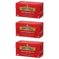 Twinings 3 cajas de Té English Breakfast 25 Bolsitas