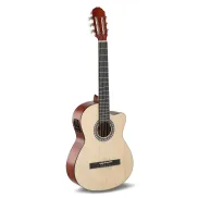 Guitarra Clásica GEWA E-Acústica 44 con Pastilla EQ y Cutaway