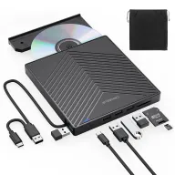 Grabadora Externa CD DVD USB 3.0 y Type-C para PC