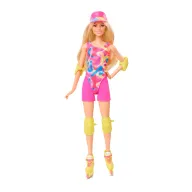 Muñeca Barbie patinadora con ropa neón inspirada en la película