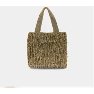 Bolso de fiesta multiposición con flecos y cierre imán Parfois