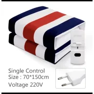 Manta calefactora eléctrica 220V con termostato grueso 70x180cm