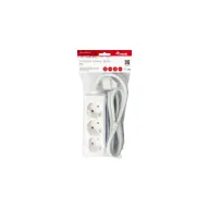 Regleta de alimentación con 3 tomas y cable de 1.5 m