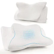 Almohada cervical viscoelástica Feagar para soporte ergonómico