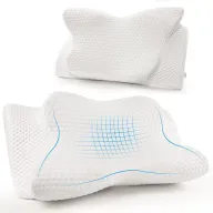 Almohada cervical viscoelástica Feagar para soporte ergonómico