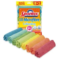 Paquete de Paños Multicolores de Microfibra, 8 + 2 Gratis