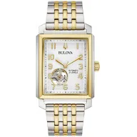 Reloj automático rectangular Bulova Sutton.