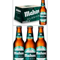 Pack de 24 Botellas de Mahou Clásica de 25cl