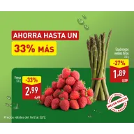 Fresas en Aldi: 250 g a 1,99 € con 33% de descuento