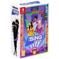 Let's Sing Español 2026 para Nintendo Switch con 2 Micrófonos