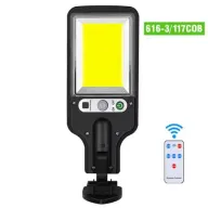Foco solar exterior con sensor y 117 COB