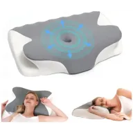 Almohada viscoelástica para cuello y cervicales