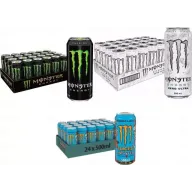 24 Latas de Monster Original y Mango Loco 500ml