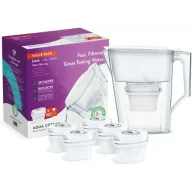 Jarra Aqua Optima Liscia 2.5L con 6 filtros incluidos