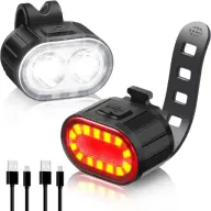 Luces USB para bicicleta delantera y trasera