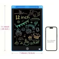 Tableta de escritura LCD de 12 pulgadas