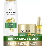 Pantene Pro-V Suave Y Liso Pack Cuidado
