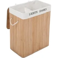 Cesto de Ropa Sucia 100L con 2 Compartimentos