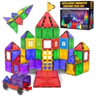 57pcs Kit de bloques magnéticos 3D para construcción