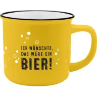 Taza de 35cl con diseño de cerveza