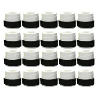 Overgrips blancos lisos - Pack de 20 unidades