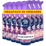 Ambipur Flor Exótica: 8 Botes de Ambientador